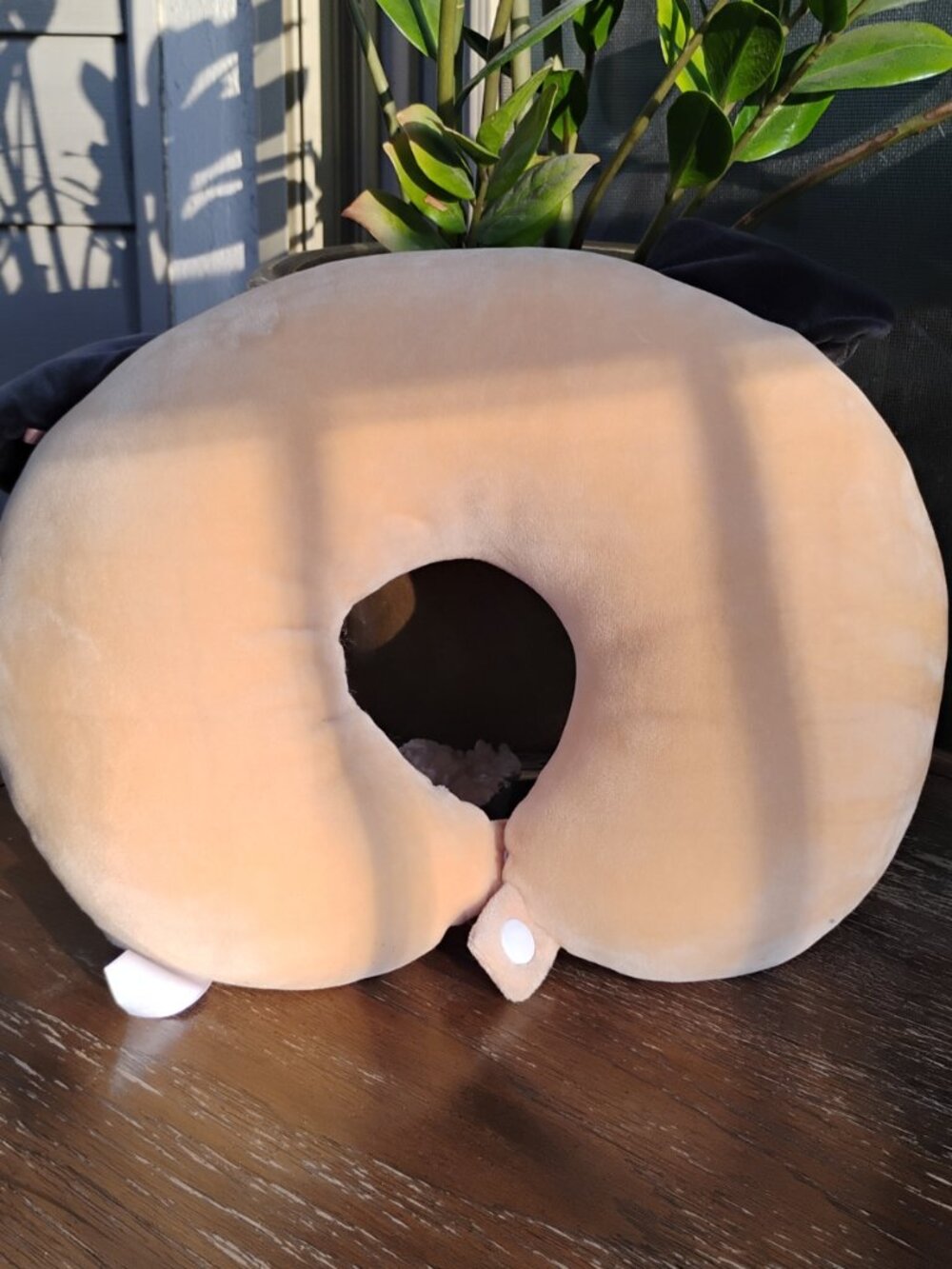 Prince the Pug Dog Squishmallow Kids Neck Travel Pillow - Picture 3 of 4
